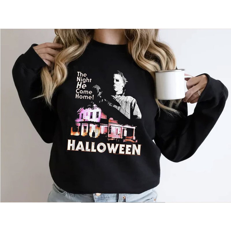 Halloween Trick Or Treat-the Night He Came Home Sweatshirt