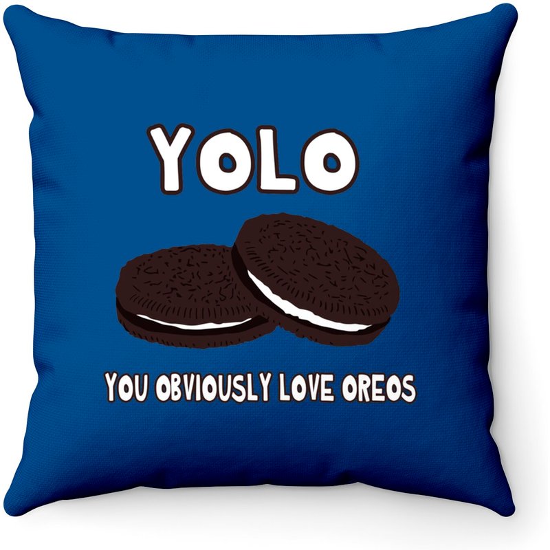 You Obviously Love Oreos - Funnytee - Throw Pillows — Decorative Cushions