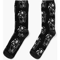Death Rides A Black Cat Socks