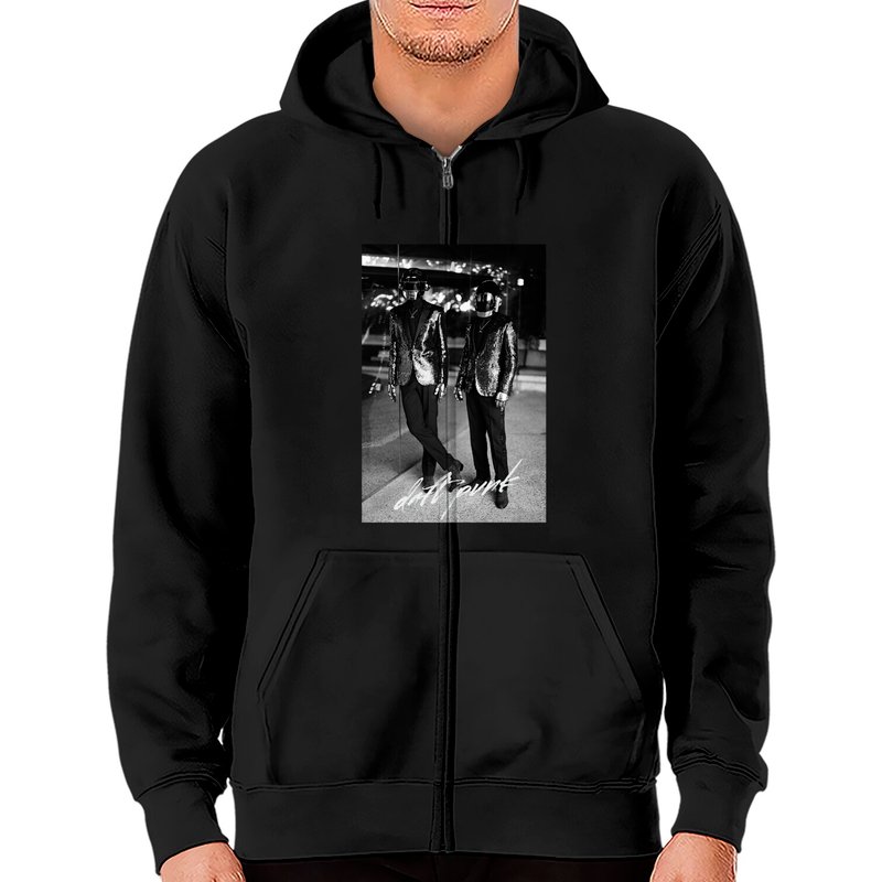 Daft Punk Music Zip Hoodies — Sweats à capuche pour hommes