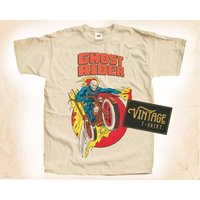 Vintage T Shirt Ghost Rider Men's Woman's T-shirt Natural Color Size S M L Xl 2xl 3xl 4xl 5xl