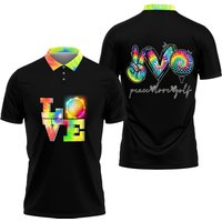 Peace Love Golf Polo Shirt