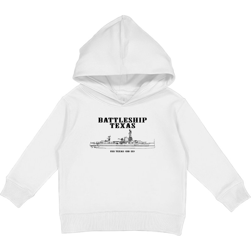Battleship Texas - Uss Texas Bb35 Kids Pullover Hoodies — Sweats à capuche pour hommes