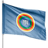 Dzogchen Tibetan Letter A Symbol Buddhism House Flags