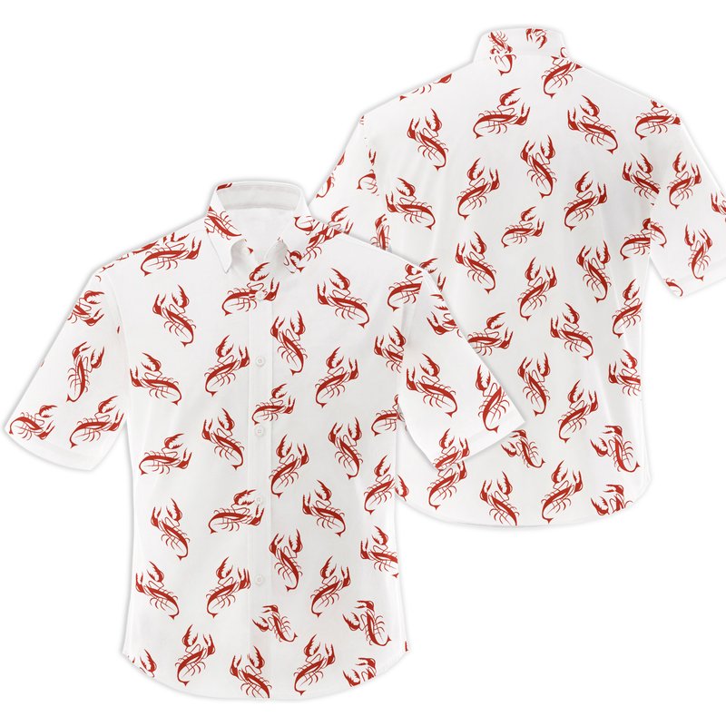 Lobster Kramer Seinfeld 3d Tropical Hawaiian Shirt — Chemises décontractées pour hommes