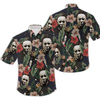 3d Halloween Horror Killers Michael Myers Tropical Hawaiian Shirt