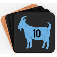 Goat 10 Argentina Messi - Coasters