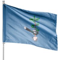 Coffee Plant House Flag Espresso Barista House Flags