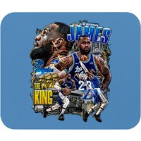 Vintage King Lebron James Basketball Graphic Mouse Pads