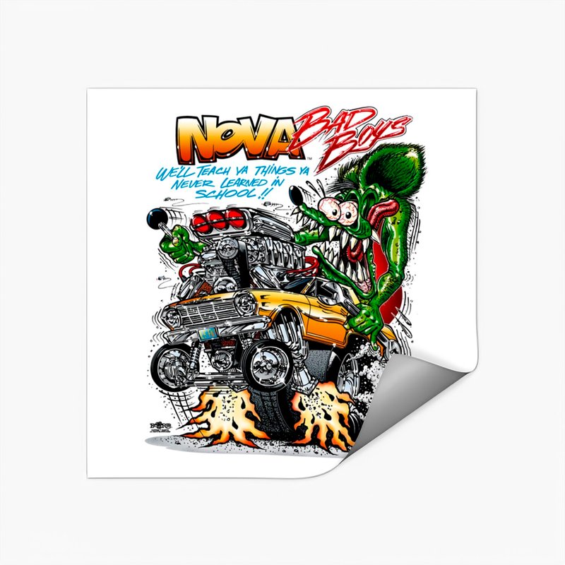 Ed Roths Rat Fink Bad Boys Stickers