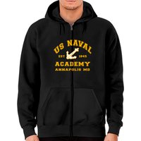 Us Naval Academy Gift Tee Zip Hoodies — Mens Hoodies
