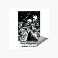 Bruce Springsteen Capitol Theater Poster - Bruce Springsteen - Stickers