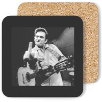 Johnny Cash Flipping Off Coaster Collection — Sous-verres et napperons