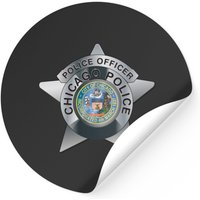 Chicago Pollice Badge - Chicago Police - Stickers