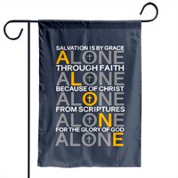Five Solas Reformation Luther Garden Flags — Drapeaux décoratifs
