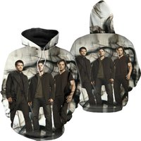 Supernatural 3d Hoodie — Sweats à capuche pour hommes
