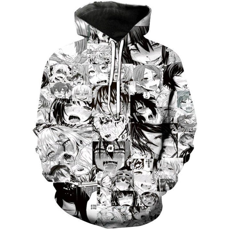 Ahegao 3d Hoodie — Mens Hoodies