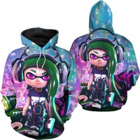 Splatoon Game 3d Hoodie — Mens Hoodies