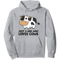 Cow Girl Just A Girl Who Loves Cows Pullover Hoodie — Sweats à capuche pour hommes