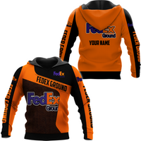 Fedex Express Hoodie 3d Custom Name Gift For Delivery Driver
