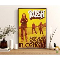 Rush Band Concert Poster — Posters & Prints