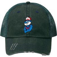 Papa - Smurf - Print Trucker Hats
