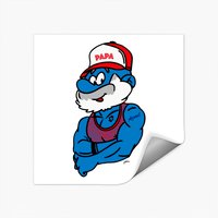 Papa - Smurf - Stickers — Stickers & Decals