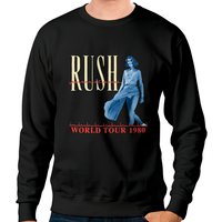 Rush Band Sweatshirts, Vintage Rush World Tour 1980 Sweatshirts — Sweats à capuche pour hommes