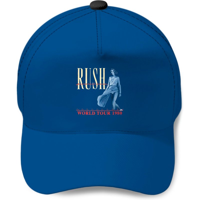 Rush Band Trucker Hats, Vintage Rush World Tour 1980 Baseball Cap — Casquette de baseball