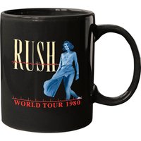 Rush Band Mugs, Vintage Rush World Tour 1980 Mugs