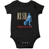 Rush Band Onesies, Vintage Rush World Tour 1980 Onesies