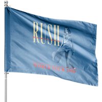 Rush Band House Flags, Vintage Rush World Tour 1980 House Flags — Decorative Flags