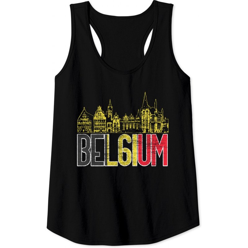 Belgium Kingdom Country Tank Tops