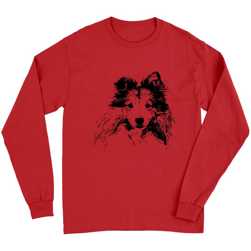 Shetland Sheepdog Sheltie - Shetland Sheepdog - Long Sleeves — T-shirts pour hommes