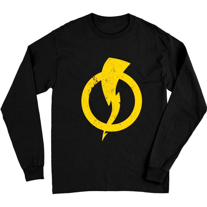 Static Shock - Dc - Long Sleeves — T-shirts pour hommes