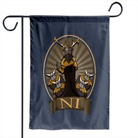 The Knights Who Say Ni - Monty Phyton - Garden Flags — Decorative Flags