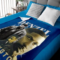 Vintage Style Denzel Washington Graphic Baby Blanket — Couvertures pour bébé