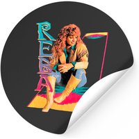 Reba Mcentire Stickers, 1992 90s Vintage Men Stickers, Black Sticker, Vintage Sticker