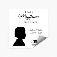 Constance Hopkins Mayflower Stickers — Stickers & Decals