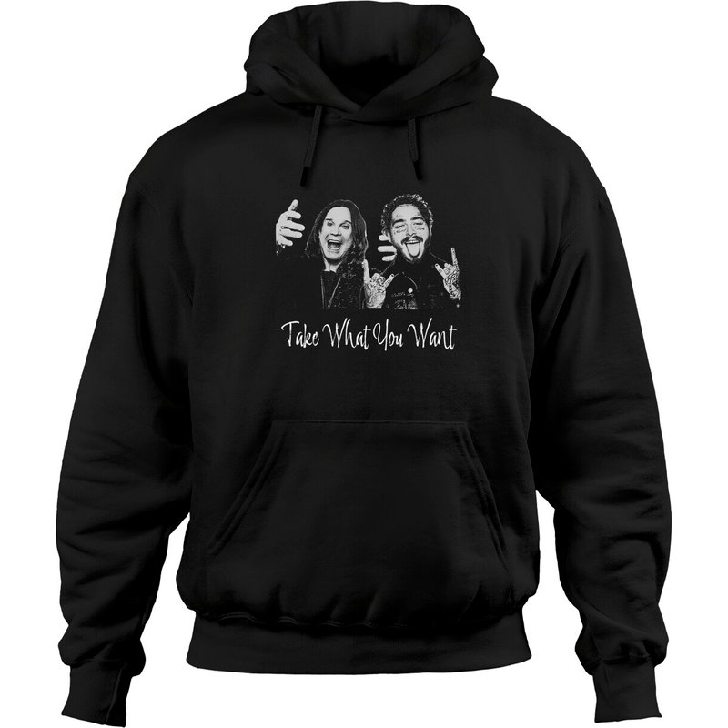 Post Malone Ozzy Osborne Hoodies — Sweats à capuche pour hommes