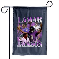 Lamar Jackson Vintage Garden Flags