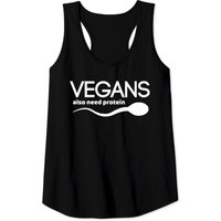 Vegans Also Need Protein Tank Tops — T-shirts pour hommes