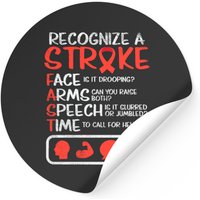 Recognize A Stroke Fast Stickers — Stickers & Decals