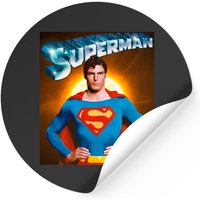 Superman Chris Reeve Stickers — Autocollants et stickers