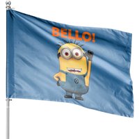 Bello Minions Cartoon Printed Kids Unisex Boy Girl House Flag Gift House Flags — Decorative Flags