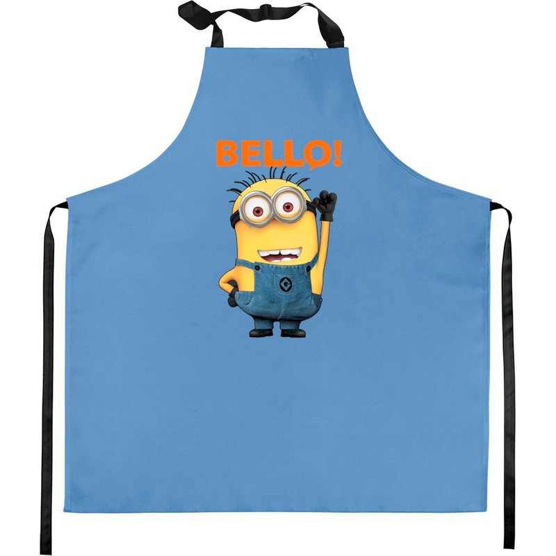 Bello Minions Cartoon Printed Kids Unisex Boy Girl Kitchen Apron Gift Kitchen Aprons — Tabliers de cuisine