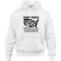Ruby Ridge A Reminder The Feds Will Kill Your Wife Hoodies — Sweats à capuche pour hommes