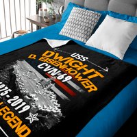 Uss Dwight D Eisenhower Cvn 69 Baby Blankets