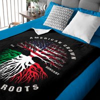 American Grown Hungarian Roots Hungary Flag Baby Blankets — Baby Blankets