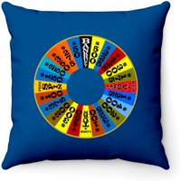 Wheel Of Fortune Logo Throw Pillow Throw Pillows